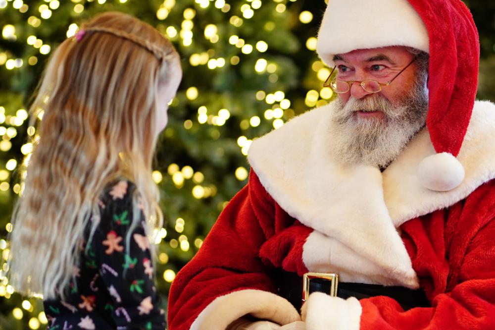 The successful Santa will help to bring the spirit of Christmas to the garden centre